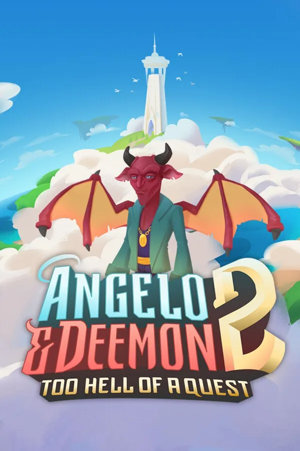 Angelo and Deemon 2: Too Hell of a Quest portrait key art