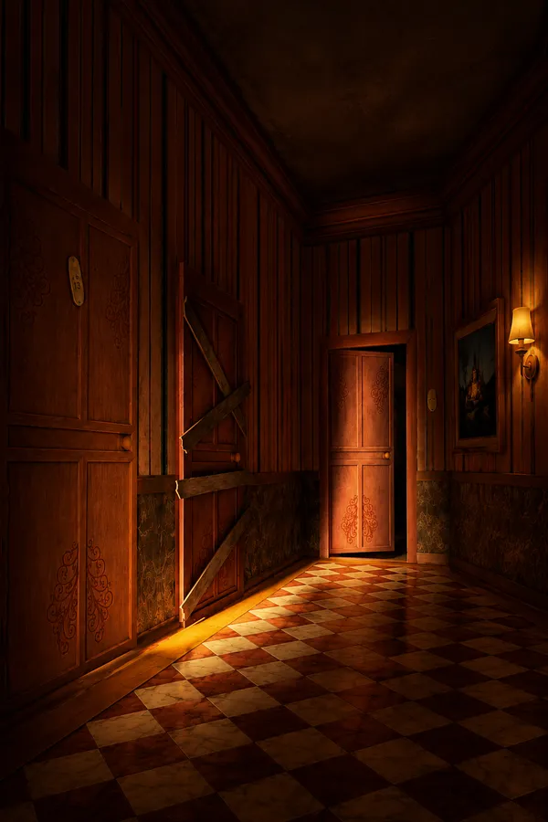Haunted Hotel portrait key art