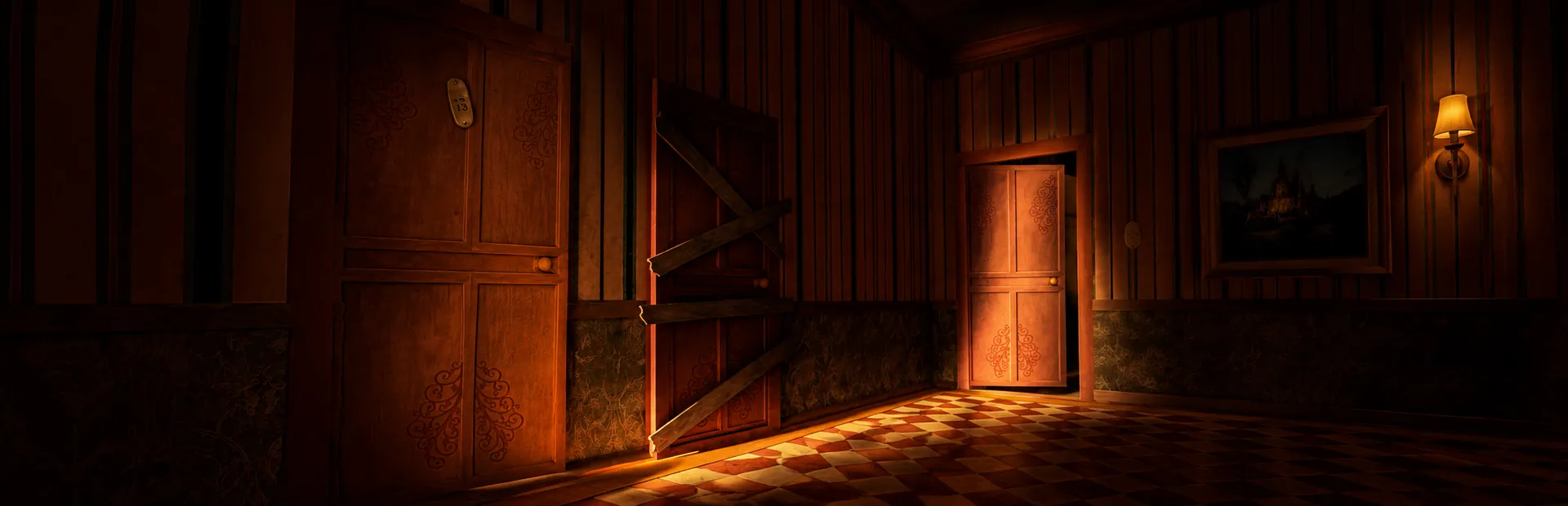 Haunted Hotel widescreen key art